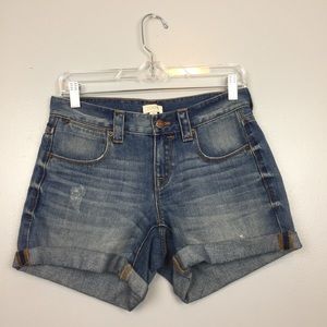 High- Rise J. Crew Factory Jean Shorts | 24
